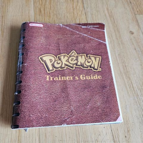 pokemon pokémon Trainer's guide gul versjon