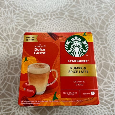 Pumpkin spice latte kaffekapsler