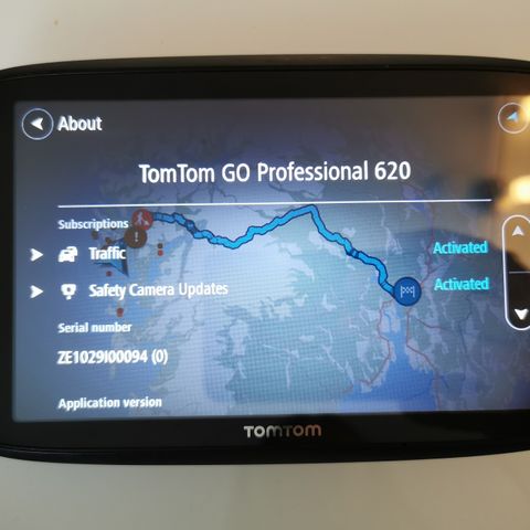 TomTom GO Professional 620 navigasjon