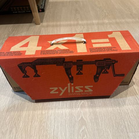 Zyliss 4 i 1 - skruestikke, høvelbenk, skruklenme,limklemme.