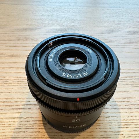 Sony G FE 50mm f/2,5 SEL50F25G