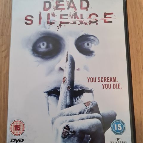 Dead Silence dvd med Norsk tekst