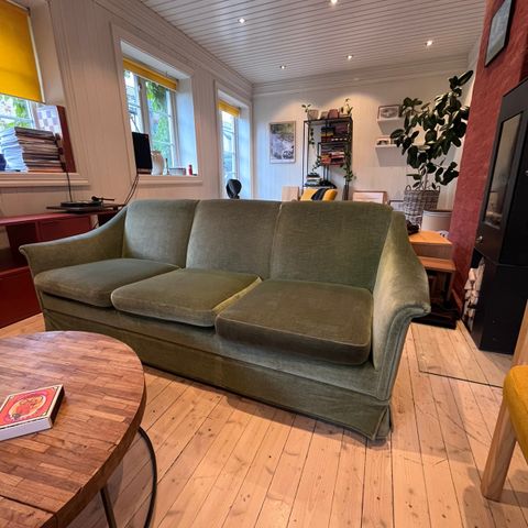 Kul grønn sofa