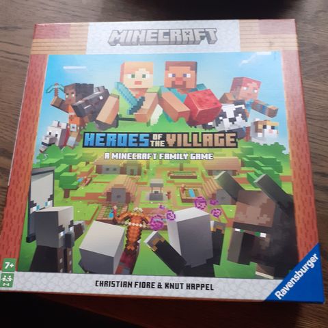 MINECRAFT. HEROES OF THE VILLAGE. NORSK BRETTSPILL.