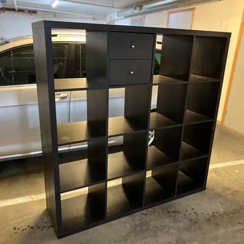 4x4 Kallax/Expedit hylle m/skuffeinnsats selges