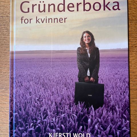 Gründerboka for kvinner. Kjersti Wold og Annbeth Berg 120 kroner