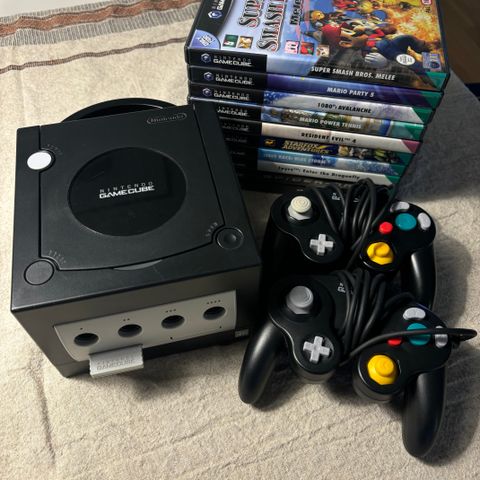 Nintendo GameCube med 10 spill