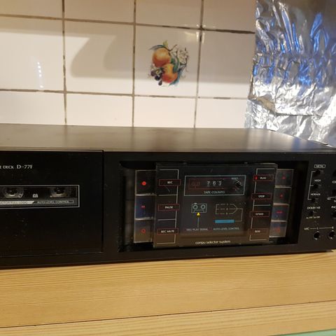 Sansui Stereo Cassette Deck D-77F.