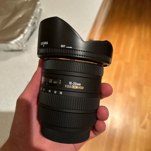 Sigma 10-20mm 1:3.5 DC HSM for Sony