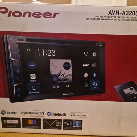 Pioneer AVH-3200DAB 2-din bilstereo