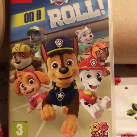 Nintendo Switch PawPatrol Pups on a roll spill