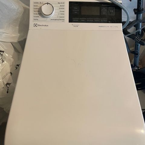 Electrolux PerfectCare 700 toppmatet vaskemaskin