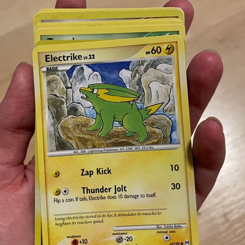 Pokemon kort Electrike 62/99