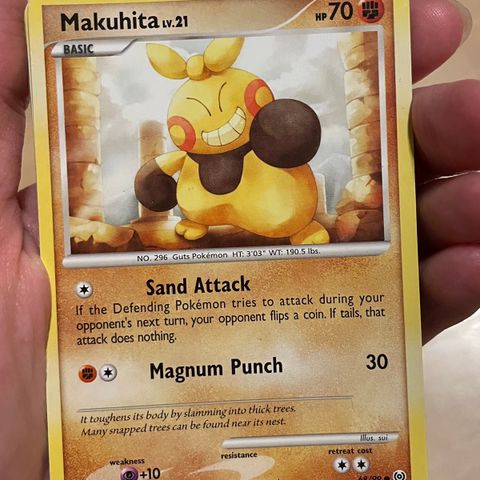 Pokemon kort Makuhita 68/99