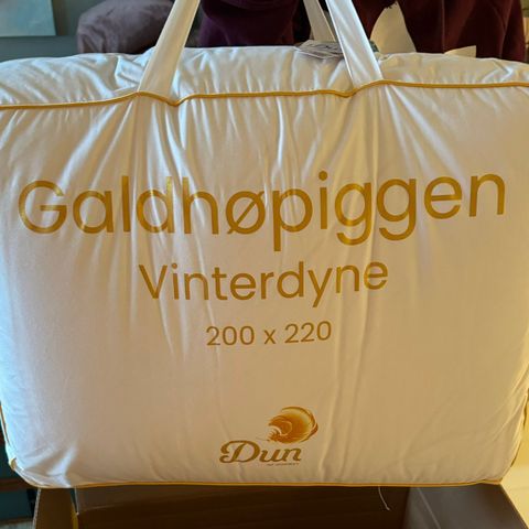 Ny «Galdhøpiggen» vinterdyne fra Dun of Norway!