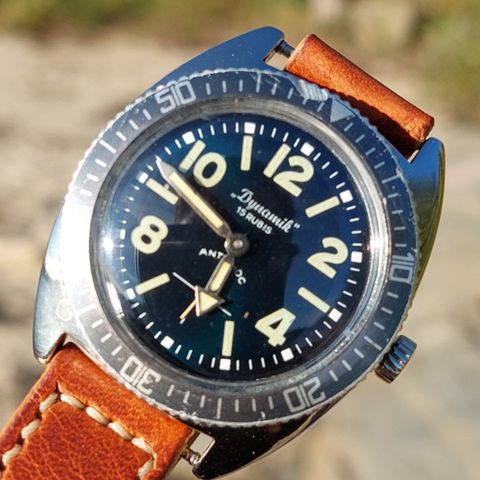 Unik Vintage Dynamik fransk diver klokke 70's