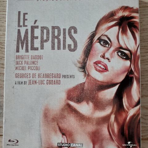 Le Mepris Blu-ray - Norsk Tekst - Bardot, Godard (Stort utvalg)