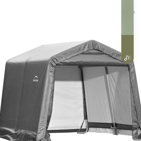 Shelter Logic Lagertelt Shed-in-a-Box 8'x8'x8' Gray