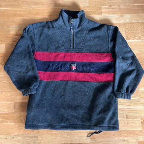 Vintage Gant fleece fra år 2000