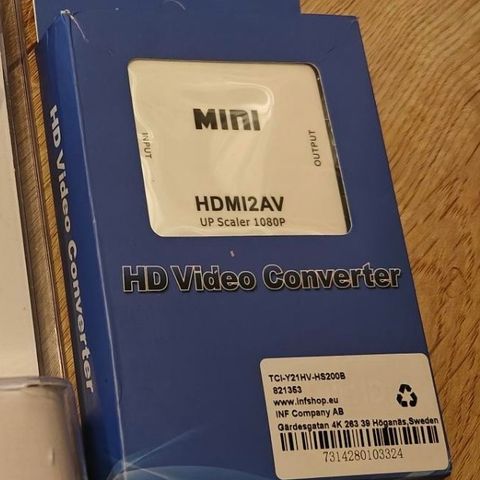 AV til HDMI omformer ønskes