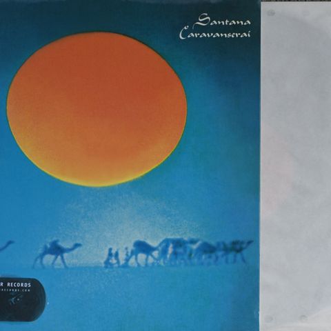 Speaker corners lp utgave av Santanas "Caravanserai".