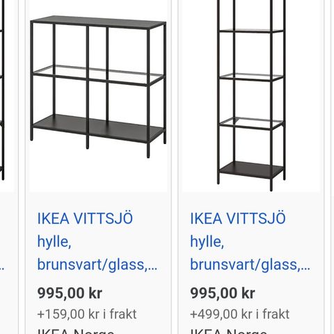 Vittsjø hyller fra Ikea