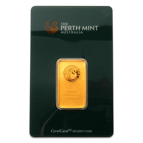 20 gram Gold Bar - The Perth Mint (In Assay)