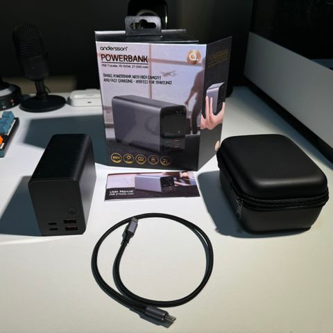 Andersson PRB Traveler 27000 mAh 222W nødlader / powerbank