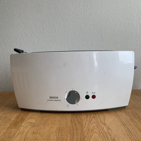 Brødrister fra Bosch (Brødrister TAT 6001 Private Collection Hvit 900W