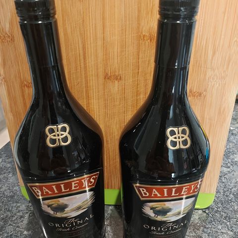 2 flasker Baileys (1 liter)