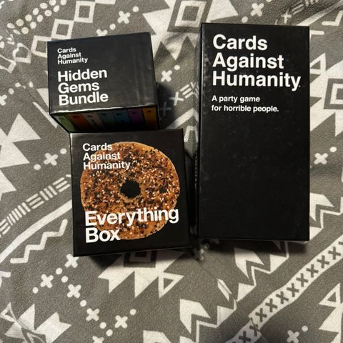 Cards against humanity med utvidelser