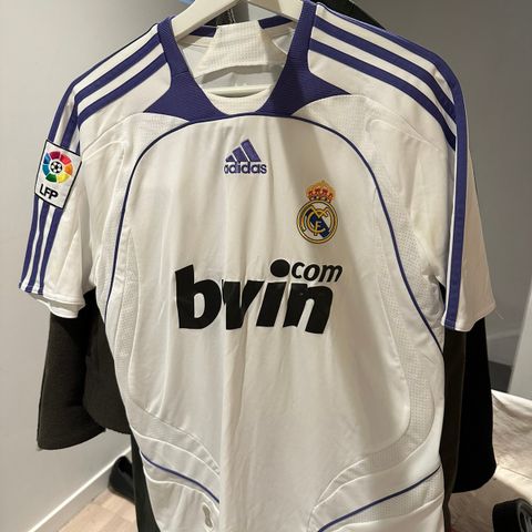 Vintage Real Madrid drakt (2007) - Str Small/Medium