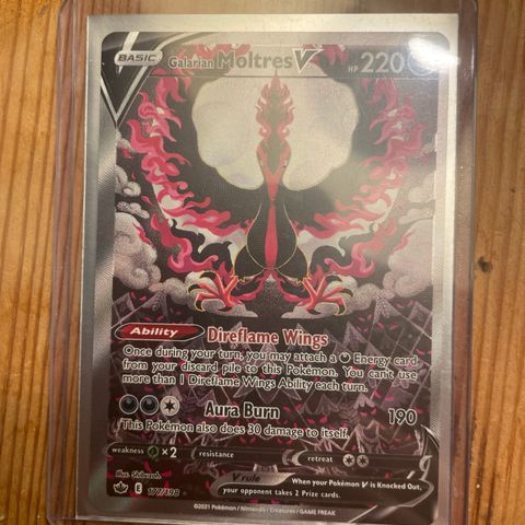 Galarian moltres v  alt art