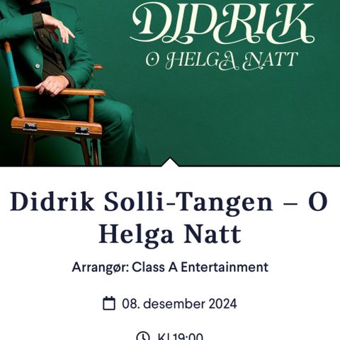 Didrik Solli-Tangen julekonsert