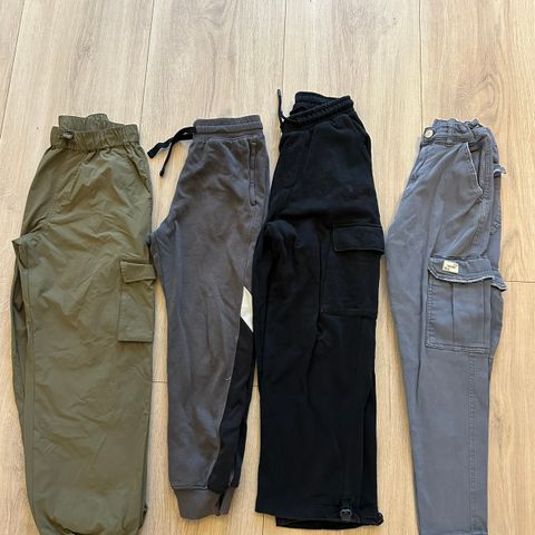 4 stk joggebukse i str 140 fra Zara/H&M