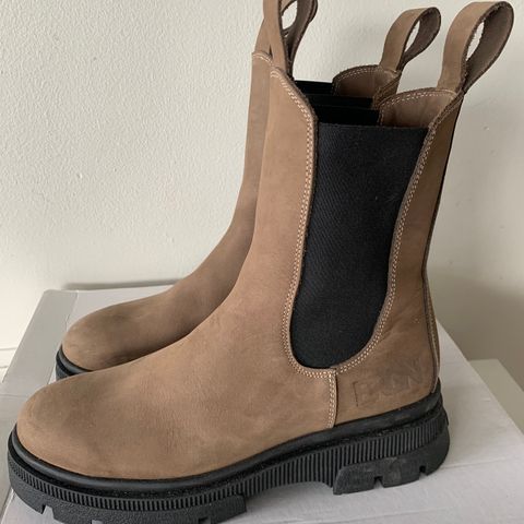 Brgn Chelsea boots støvler kamel brun