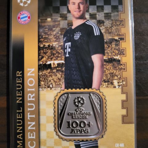 Match Attax 23/24 CENTURION edition Topps MANUEL NEUER #CR-MN 100+APPS