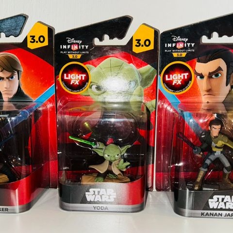 Disney Infinity Star Wars Light FX Samling (Anakin, Kanan, Yoda)