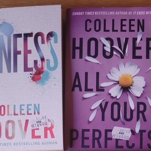 Colleen Hoover boker til salgs