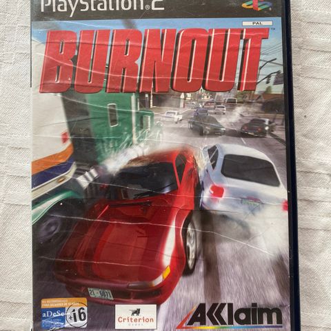 Burnout cover PS2