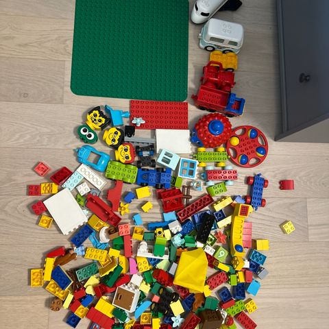 Lego Duplo, retro Lego, nyere Lego duplo