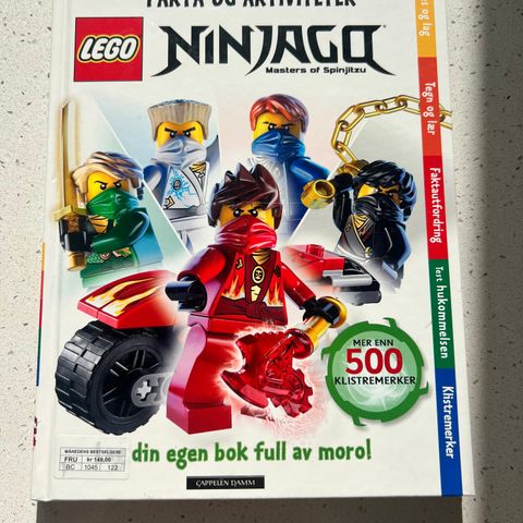 Fakta og aktiviteter Lego Ninjago