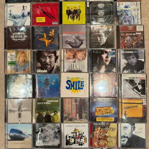 CD-samling 40 stk