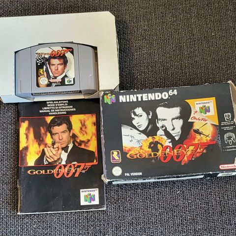 Goldeneye Nintendo 64 spillet komplett i boks