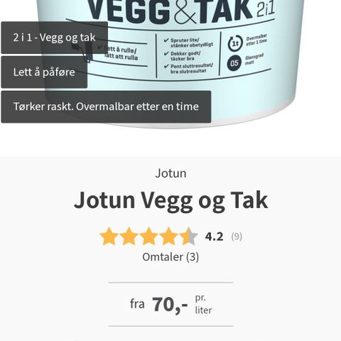 Jotun Vegg og Tak