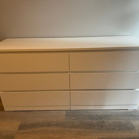 Malm kommode 6 skuffer