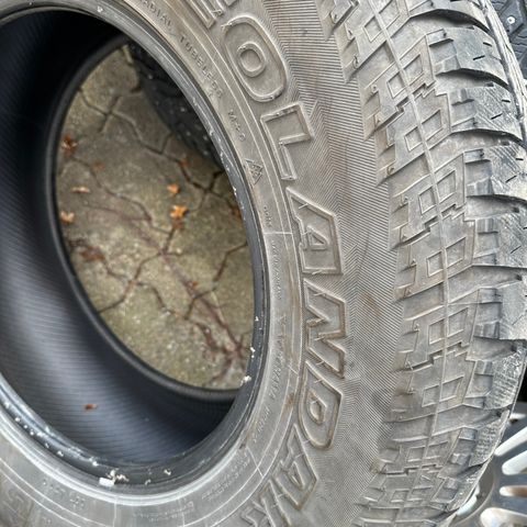 2stk 265/70R17  sommerdekk