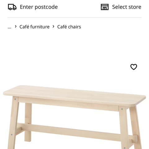 Ikea benk, Norråker 12068