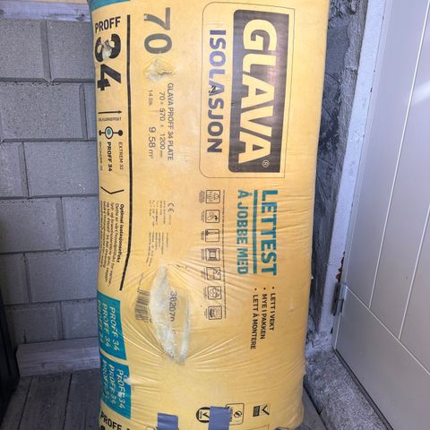 Glava selges! 1 pakke (70 x 570 x 1200mm)