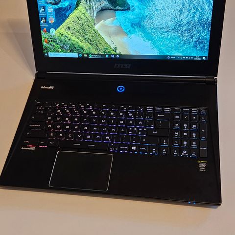 Eldre gaming-laptop MSI GS60 15,6", GTX 870M, 16GB RAM, 500GB SSD